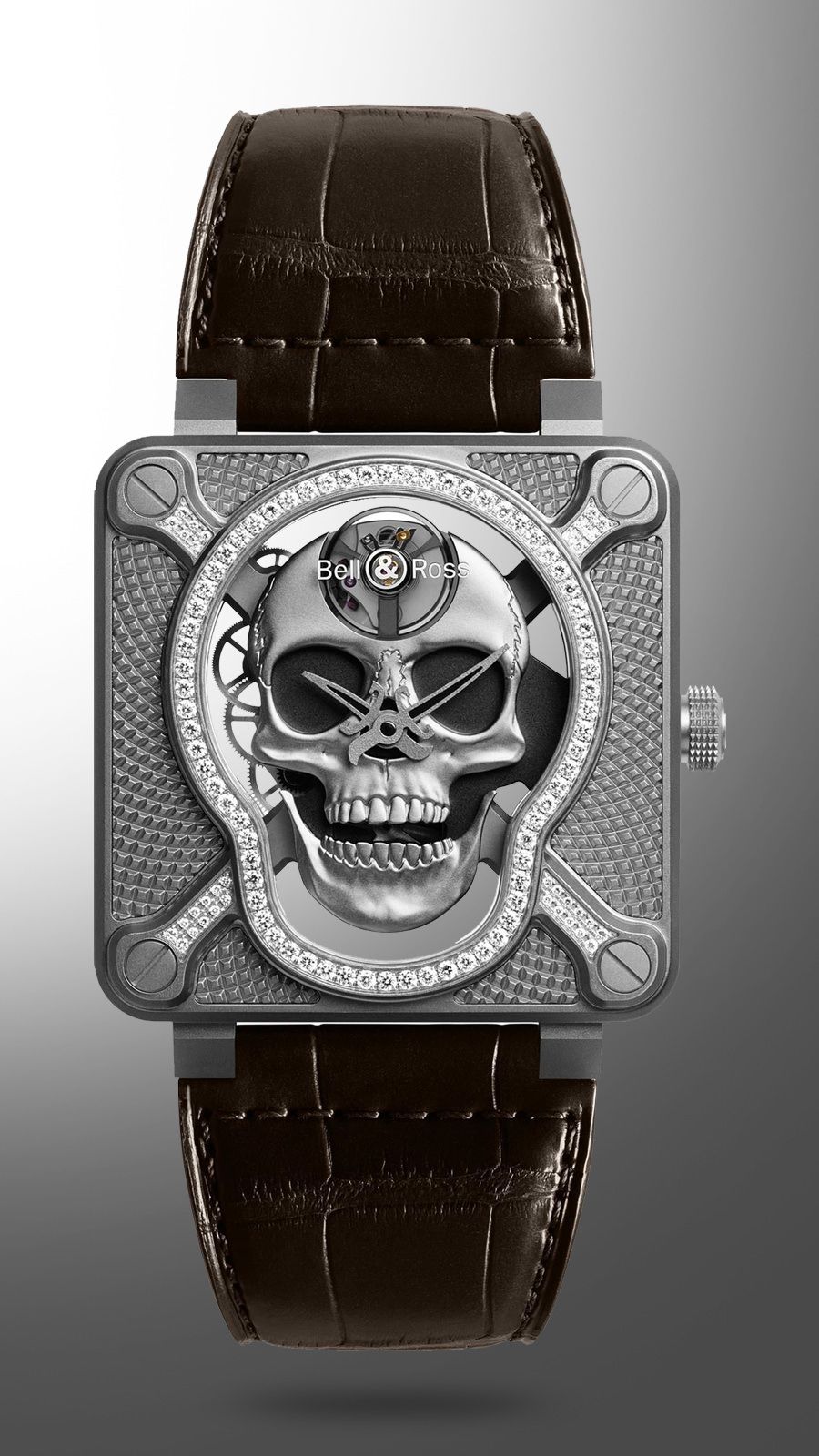 Bell & Ross Concept Manual Winding Watch | BR01-SKULL-SK-LGD