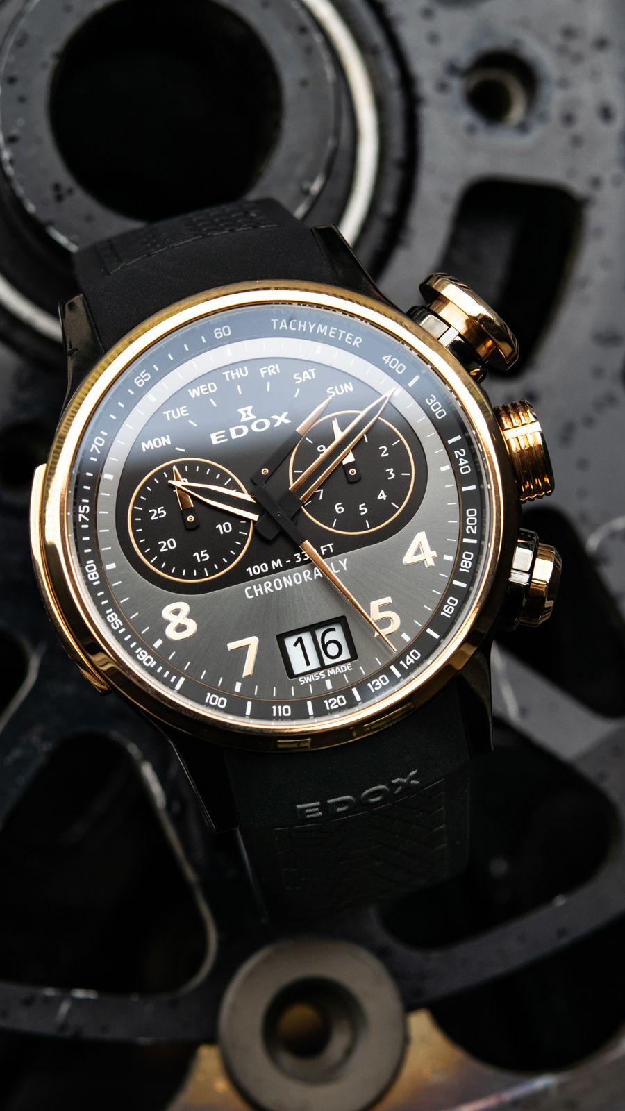 Edox Chronorally Quartz Watch | 38003 TINGR GNR