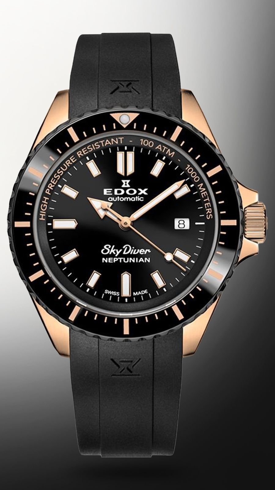 Edox Neptunian Automatic Watch | 80120 37RNNCA NIR