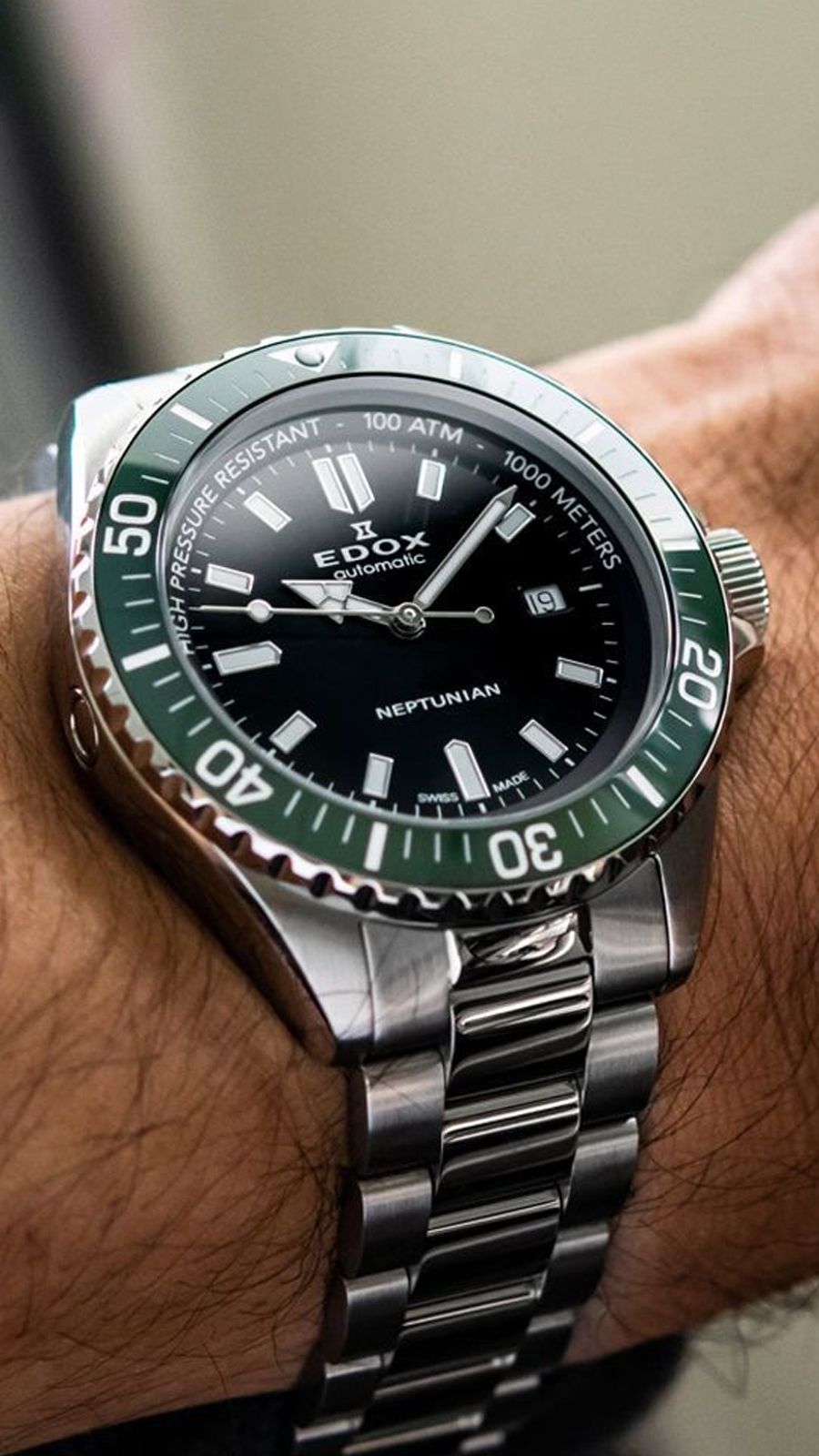 Edox Neptunian Automatic Watch | 80120 3VM NIN