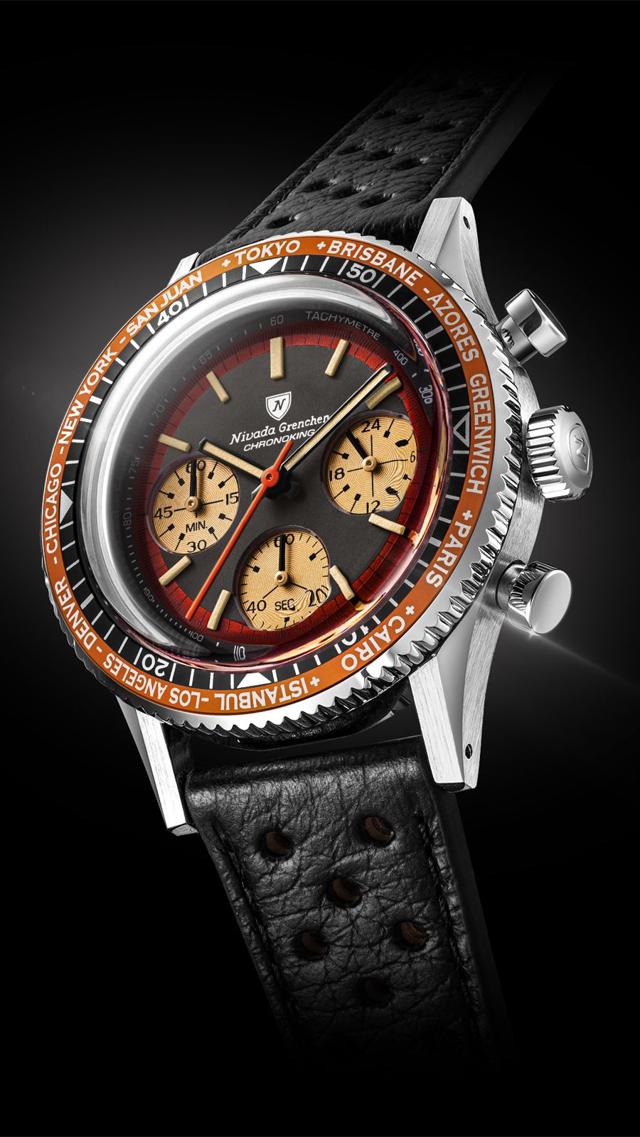Nivada Grenchen Chronomaster Quartz Watch | 87055Q10