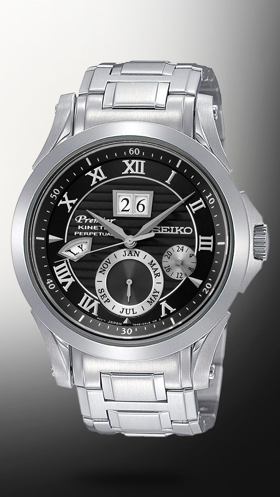 Seiko Premier Kinetic Powered Watch | SNP059P1