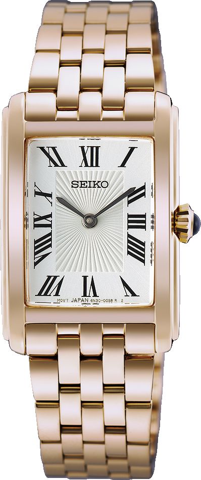 seiko gold dress watch Quartz Cubic Zirconia & Crystal Jewelry