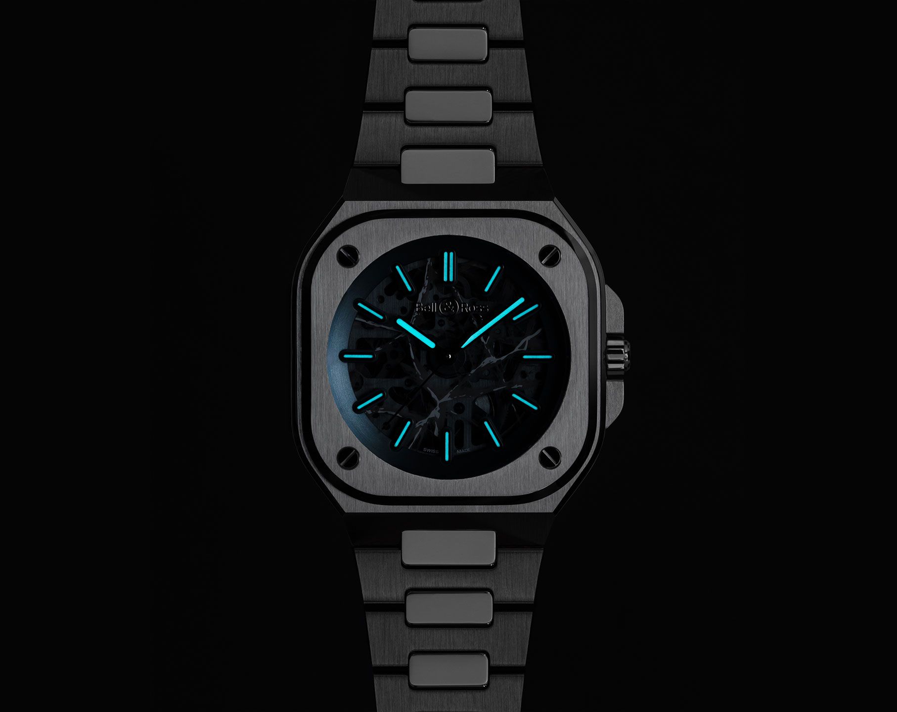 Bell & Ross Urban Automatic Watch | BR05A-AB-SKST/SST Bell & Ross Urban Automatic Watch | BR05A-AB-SKST/SST