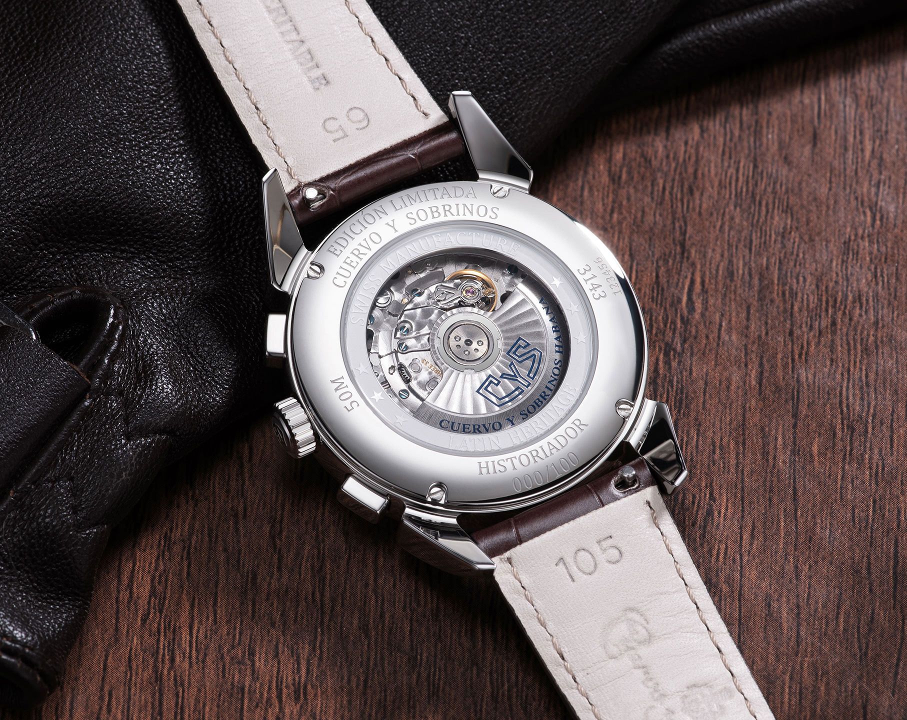 Cuervo y Sobrinos Historiador Automatic Watch | 3143.1S