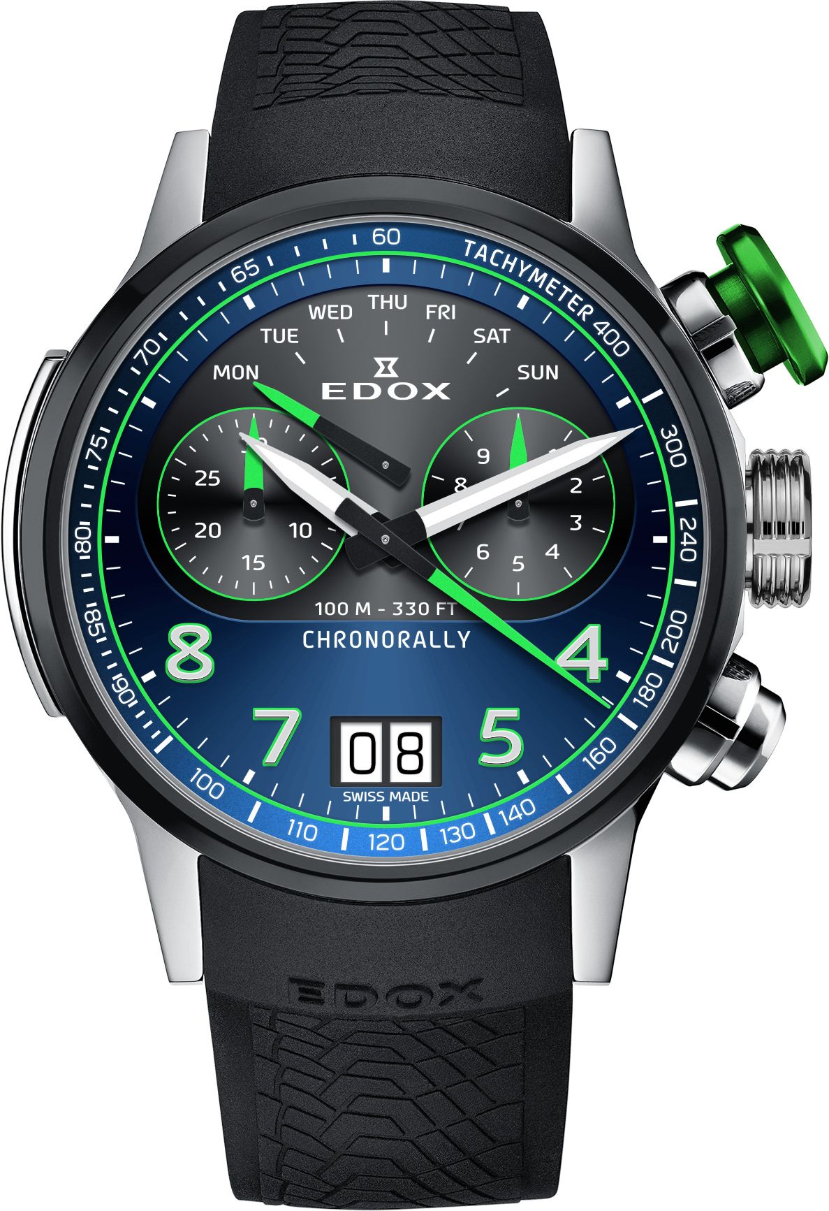 Edox Chronorally Quartz Watch | 38003 TINV BUNV