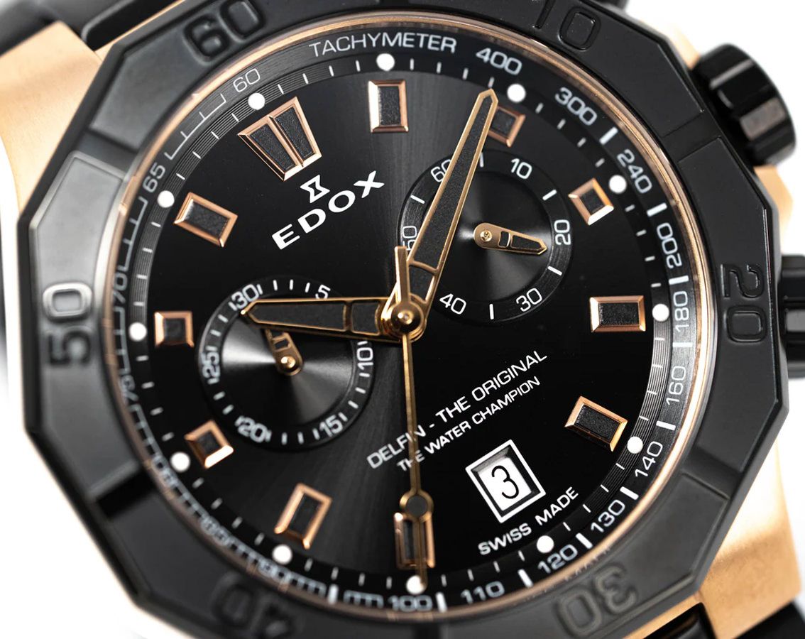 Edox Delfin The Original Quartz Watch | 10113 37RNCA NIR