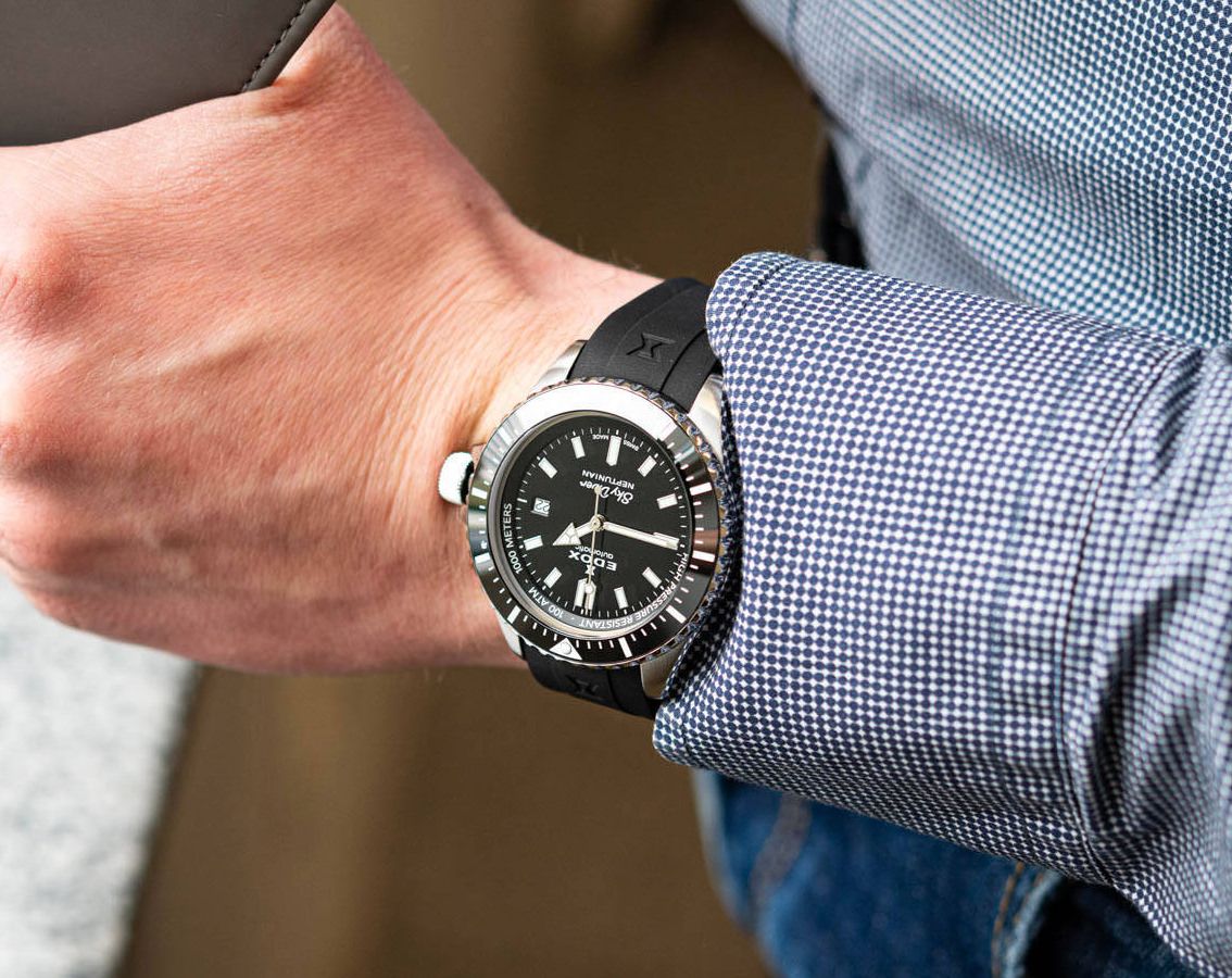 Edox Neptunian Automatic Watch | 80120 3NCA NIN