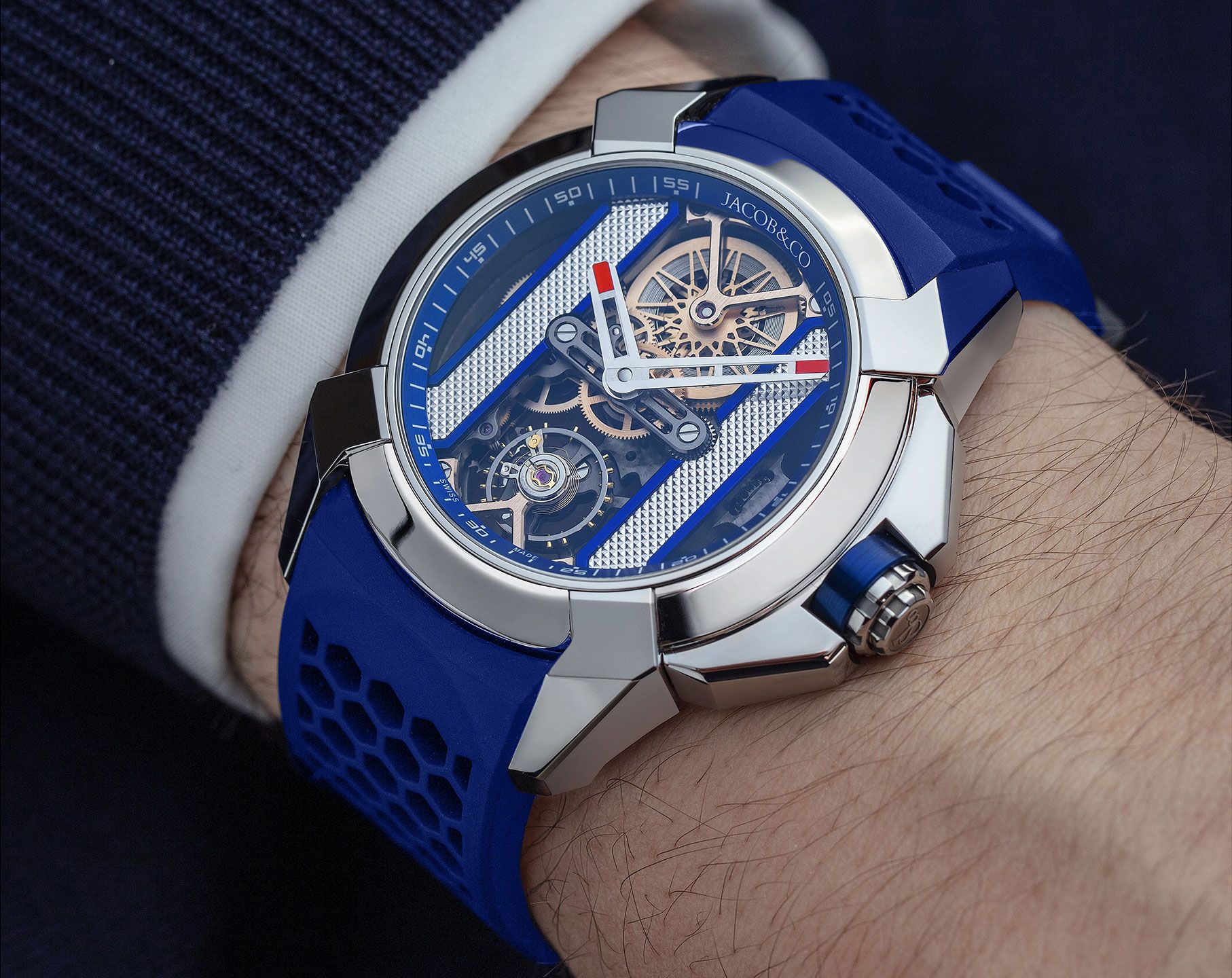 Jacob & Co. Epic X Manual Winding Watch | EX120.10.AB.AB.BBRUA