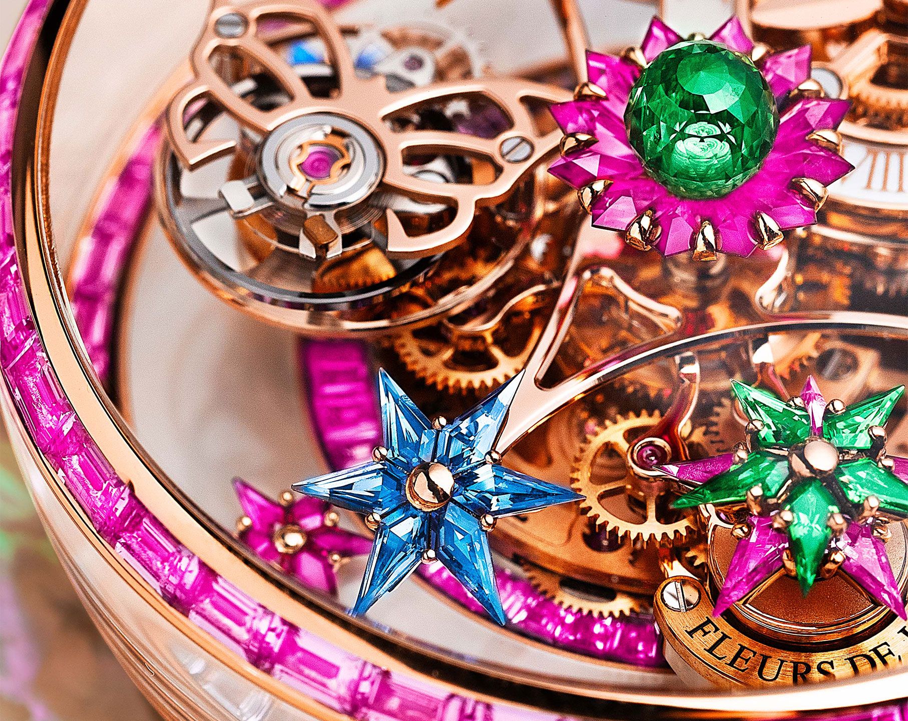 Jacob & Co. Fleurs De Jardin Manual Winding Watch | AF321.40.BA.AB.A