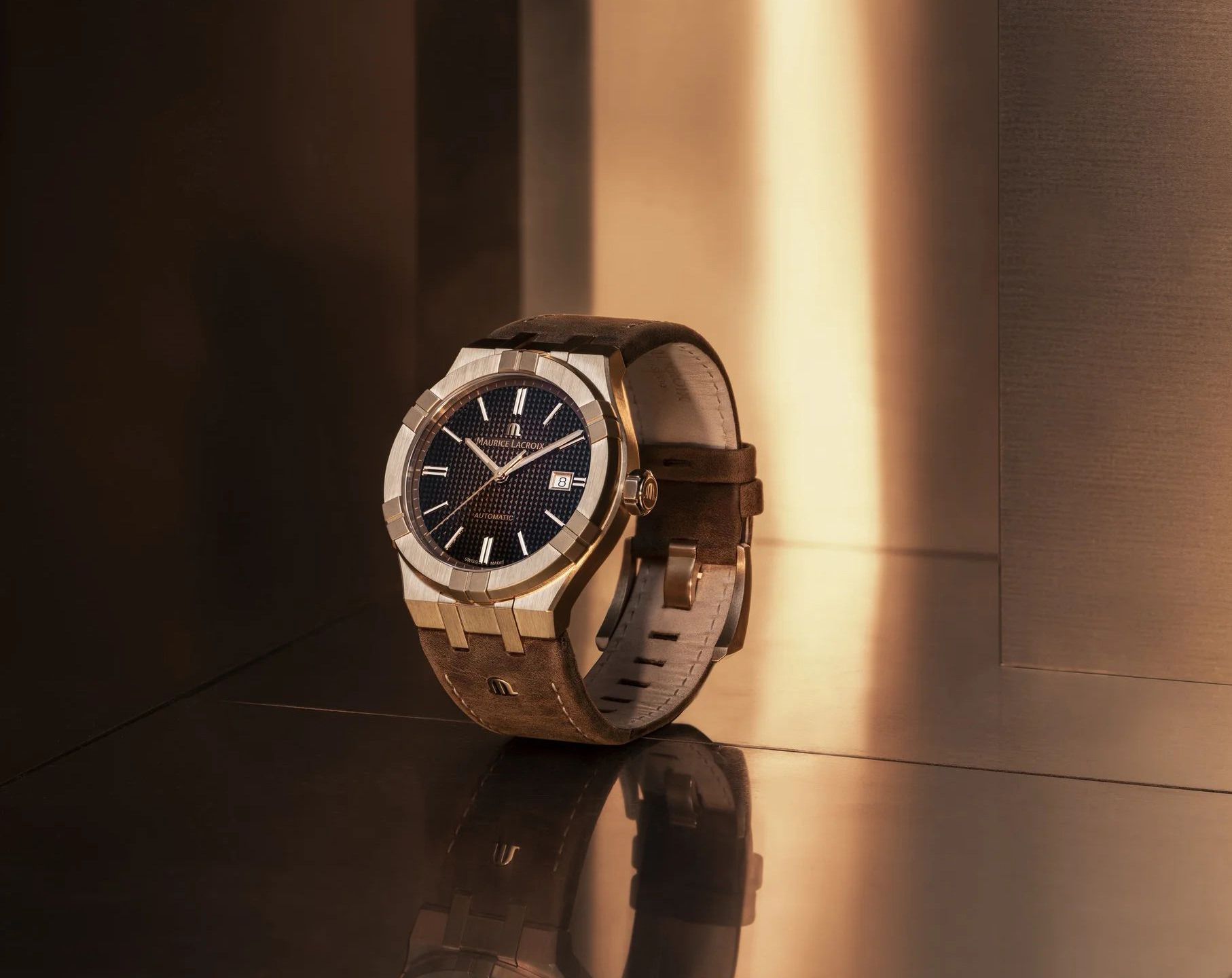 Maurice Lacroix Aikon 自動巻き 腕時計 Maurice Lacroix Aikon Automatic Watch | AI6008-BRZ01-730-3