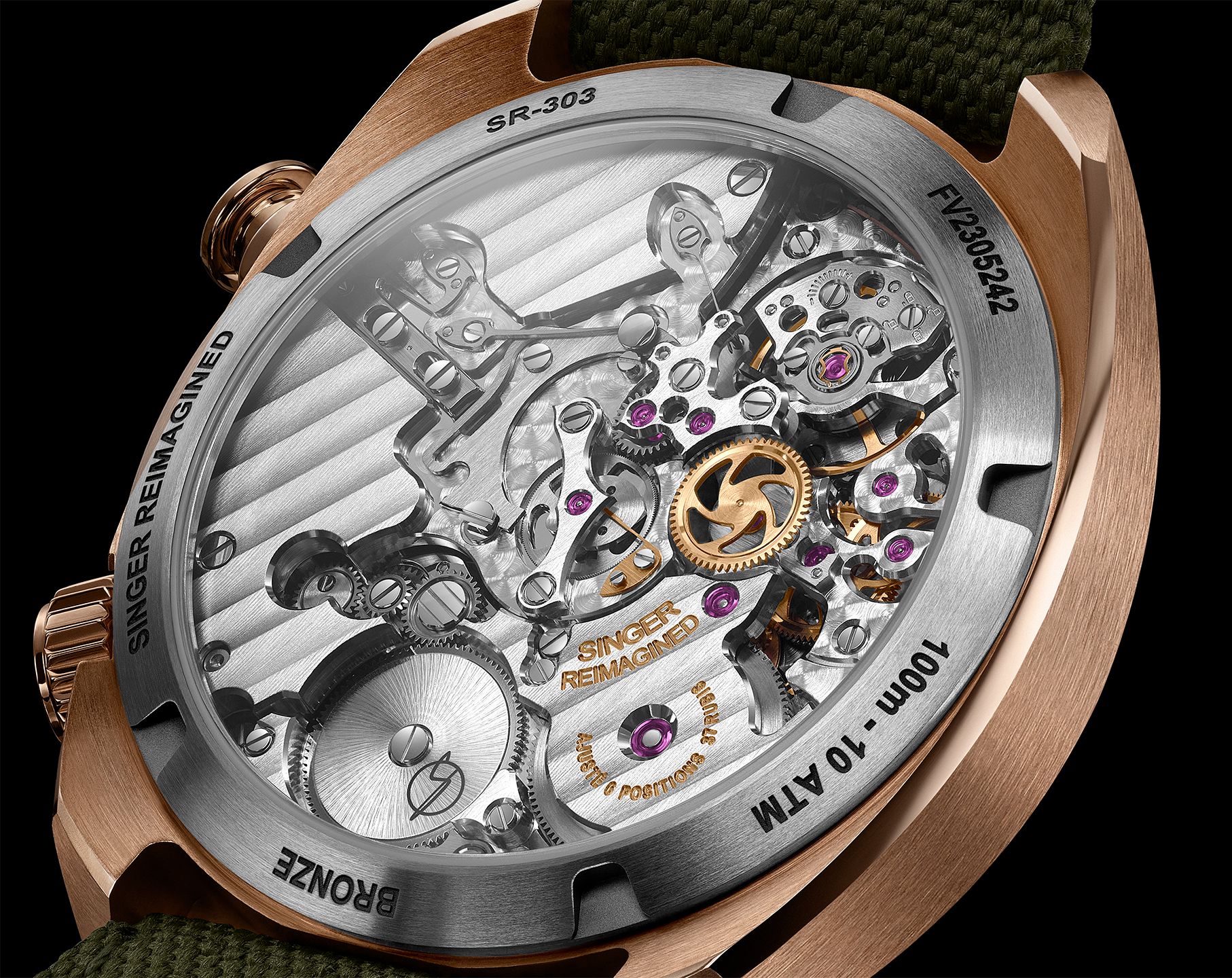 Singer Reimagined 1969 Manual Winding Watch | SR303