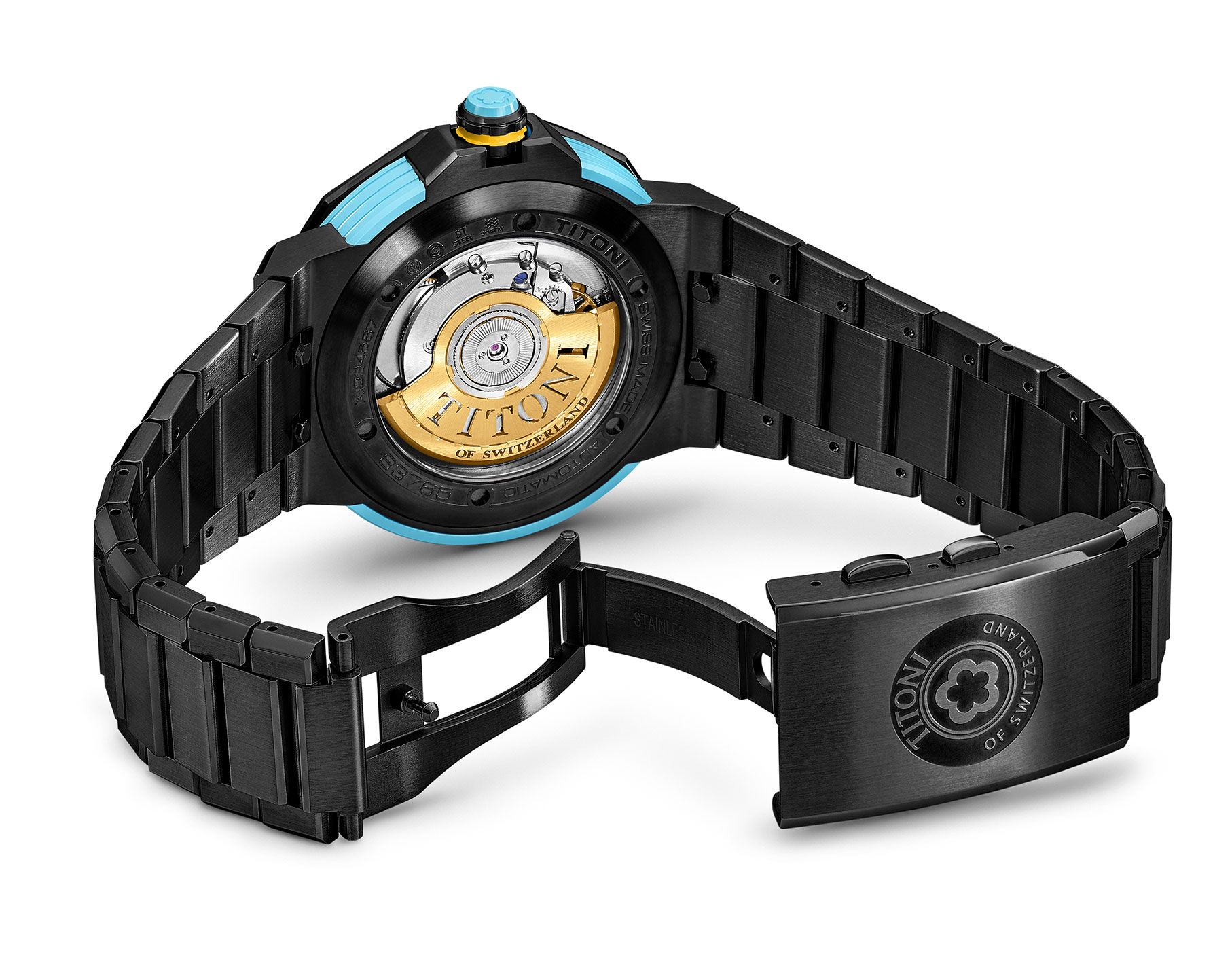 ＊ユウノ Titoni Impetus CeramTech Automatic Watch | 83765 B-AO-707